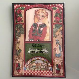 Peck-Gandre Little Red Riding Hood 12in Paper Doll 1988 vintage Sealed costumes